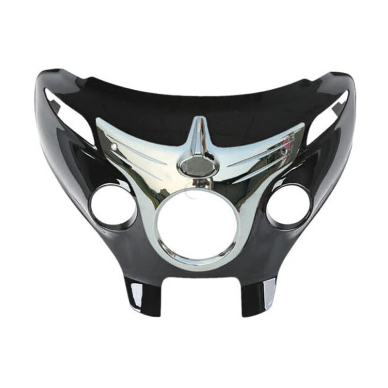Front Outer Fairing &Headlight Bezel For Indian Chieftain Dark Horse 16-18 Black