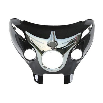 Front Outer Fairing &Headlight Bezel For Indian Chieftain Dark Horse 16-18 Black