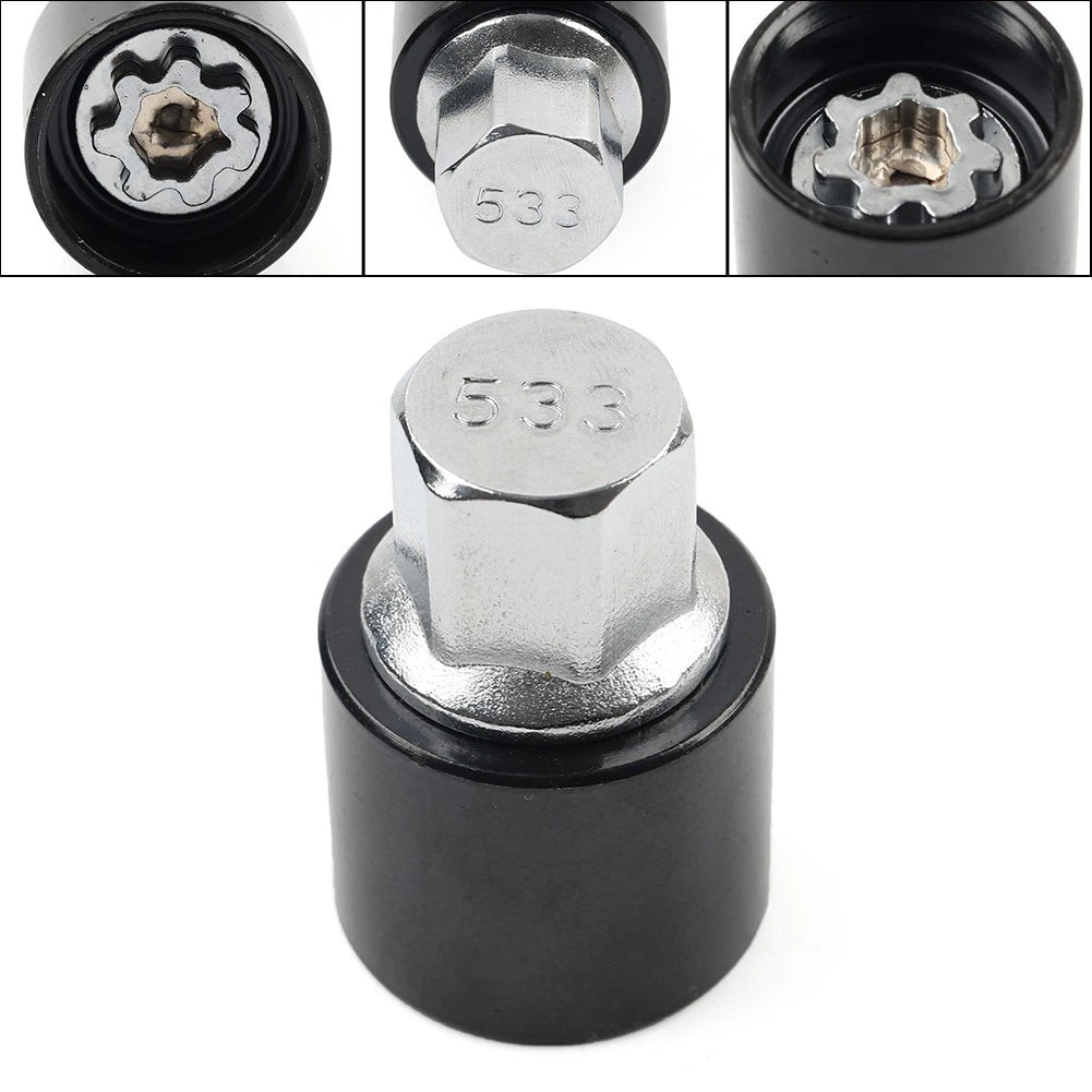 533 Locking Wheel Nut Key Anti-theft Screw Key Tool For VW Golf Jetta Passat