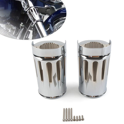 Fork Boot Slider Covers Pair Fit Harley Electra Street Road Glide King CVO 14-22