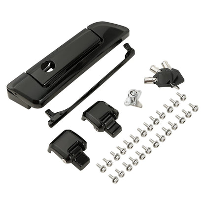 Black Trunk Lids Latches Fit For Harley Davidson Touring Electra Glide 2014-Up