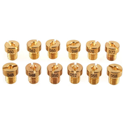 12pcs 5mm Carburetor Carb Main Jets Replacement Fit #45-#72 Dellorto sha phbg US