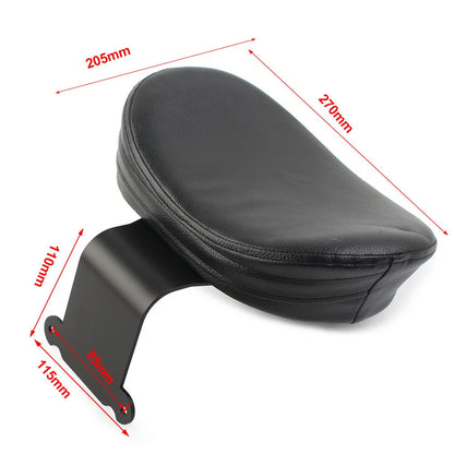 Drivers Rider Backrest Cushion Pad Fit For Honda Shadow Aero VT750 97-03 Black