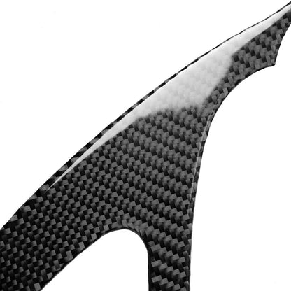 LHD Carbon Fiber Look Console Instrument Panel Cover Trim For Audi A4 B8 RS4 S4