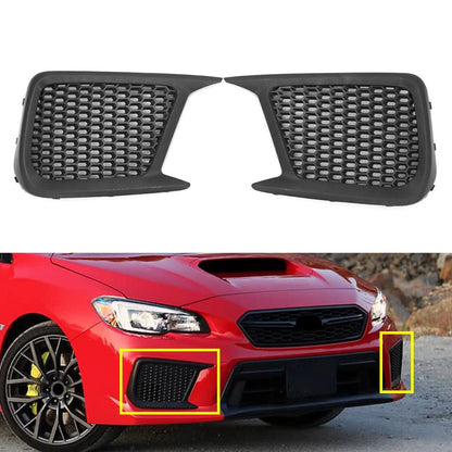 Honeycomb Front Bumper Fog Light Lamp Grille For Subaru WRX STI 2018-2021