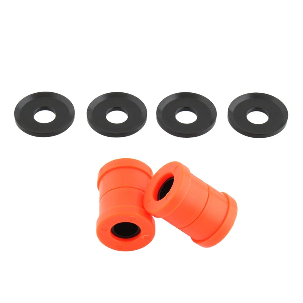 Orange Handlebar Riser Bushings For Harley Softail Dyna FXD Sportster XL