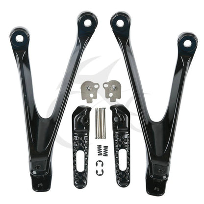 Passenger Footrests Footpeg Pegs Bracket Fit For Honda CBR1000RR 2008-2016 15 US