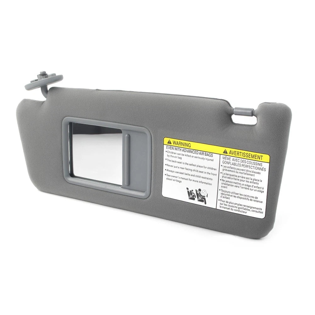 1x Left Side Sun Visor for Toyota Tacoma 2005-2015 W/O Light 74320-04181-B1 Gray