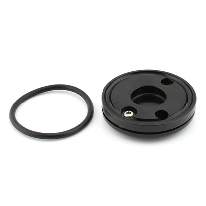 Black Motorcycle Fork Lock Cover Aluminum Alloy Fit for Harley Road King 1994-up