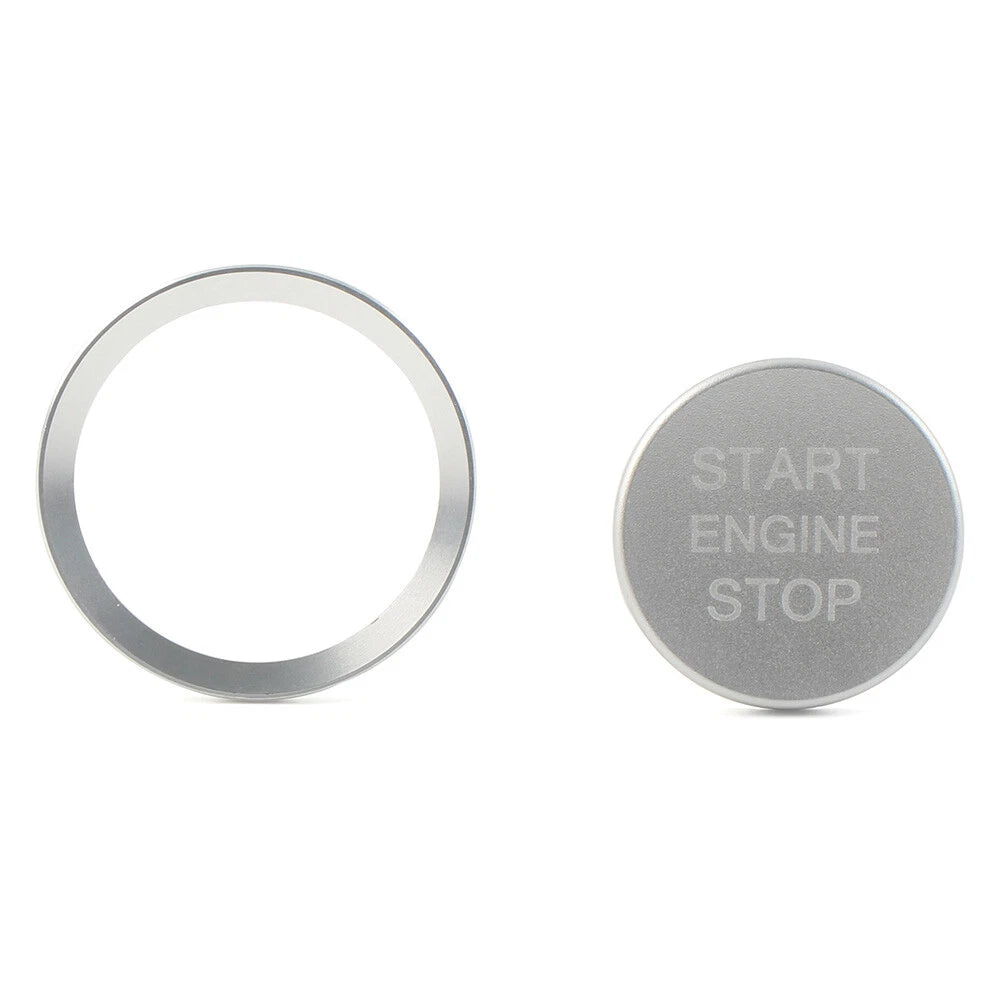 Engine Start Stop Switch Button Cover Trim Fit VW Touran Altas Jetta CC Silver