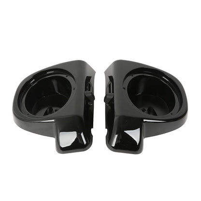 6.5" Speaker Pods Boxes Lower Vented Fairing Fit For Harley Touring Models 14-24