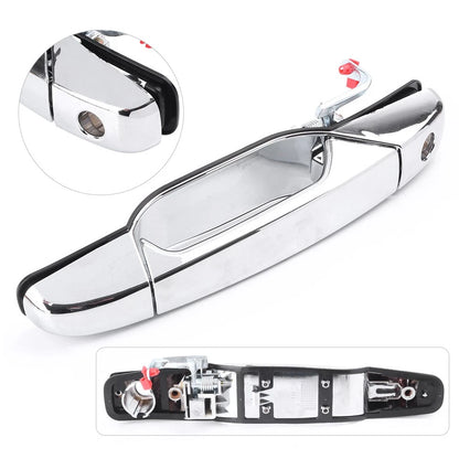 Front Driver Exterior Door Handle Bar for Chevy GMC Silverado 2007-2013 Chrome