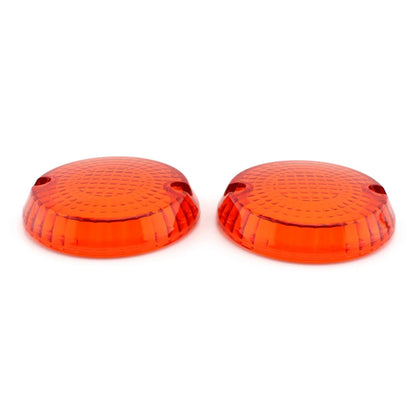 2pcs Turn Signal Lens Cover For Kawasaki Vulcan 1500 Classic Mean Streak Amber
