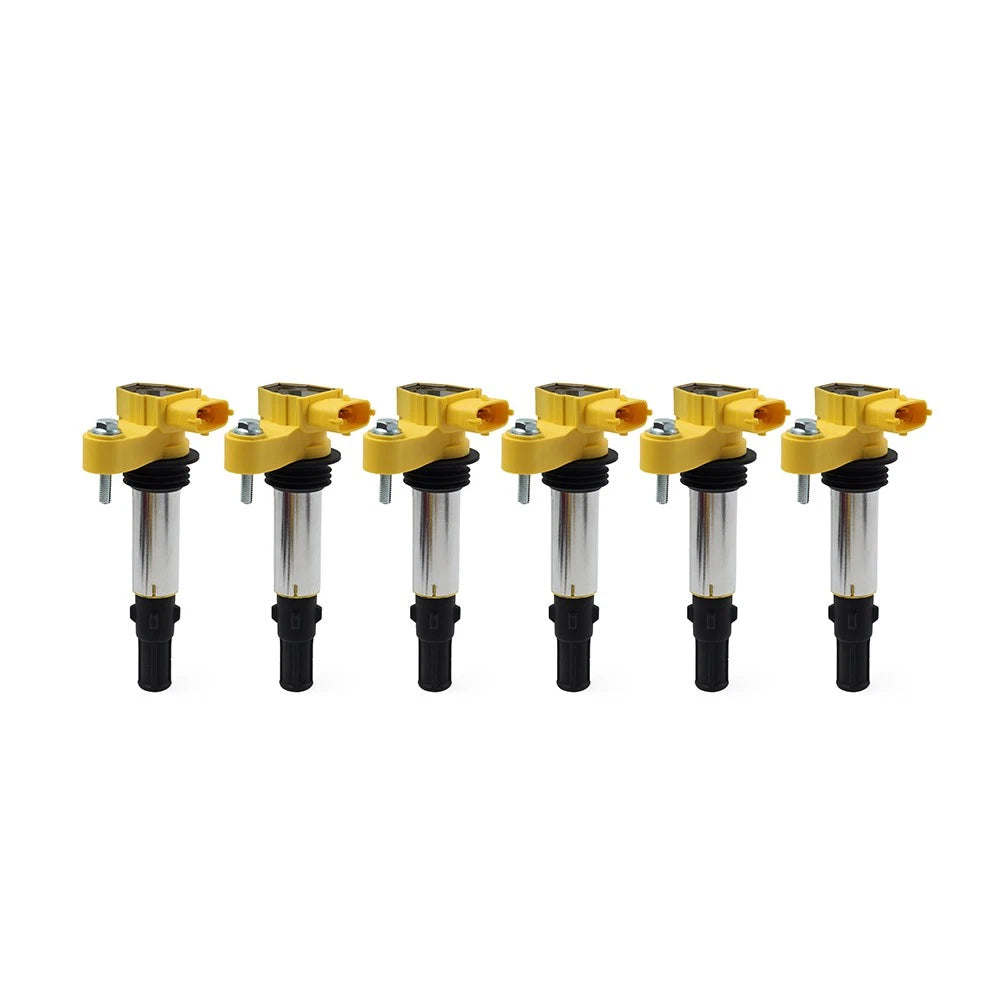 D510A 6PCS Ignition Coil Pack For Cadillac SRX CTS STS For GMC Acadia Fit Buick