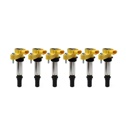 D510A 6PCS Ignition Coil Pack For Cadillac SRX CTS STS For GMC Acadia Fit Buick