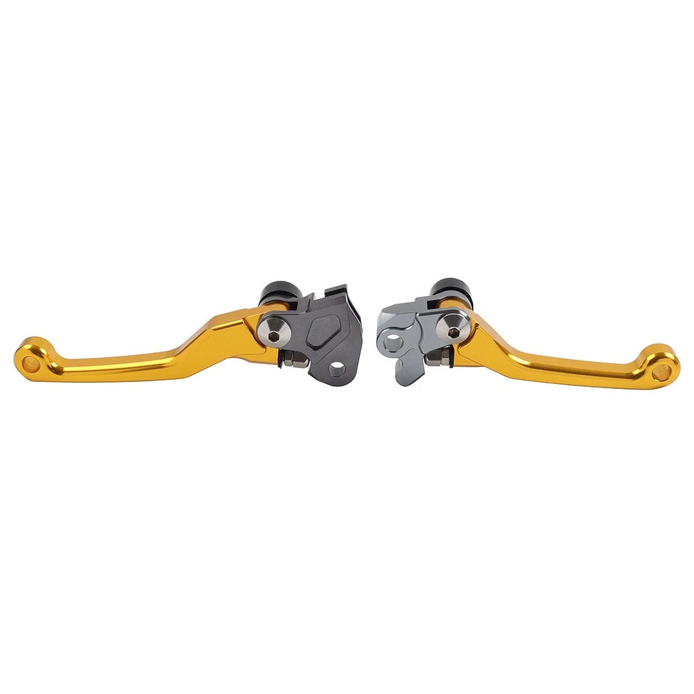 1 Pair CNC Brake Clutch Lever Handle For RMZ450 2005-2019 2020 2021 2022 Golden