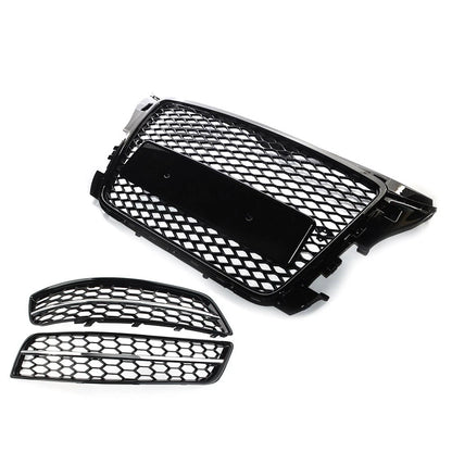 Front Radiator Grille With Fog Light Cover Set For Audi A3 8P 2009-2012 US