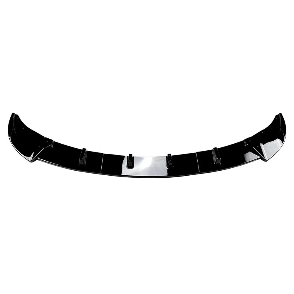 Front Bumper Spoiler Lip For BMW 5 Series F10 Standard Version 2011-2014 Black