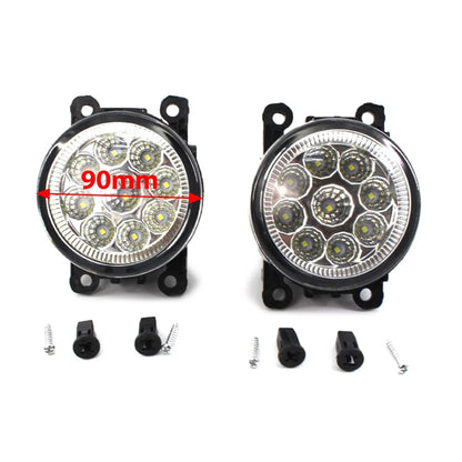 Pair Fog Light Daytime Running Driving Light For Ford C-MAX Fiesta Focus Transit