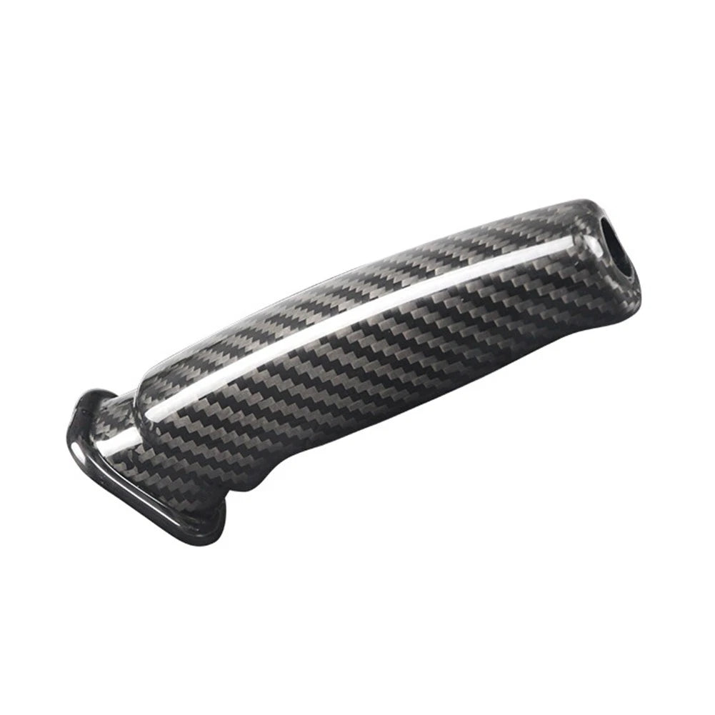 Carbon Fiber Handbrake Handle Protector for Toyota Land Cruiser Prado 2014-2019