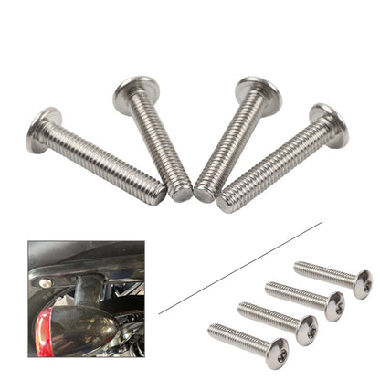 Motor Rear Fender Bolt Screw 4PCS For Harley Sportster Iron XL883 XL1200 Steel