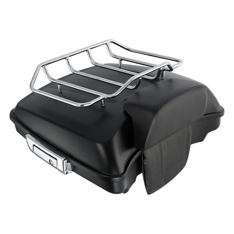 Matte Trunk Backrest Mount Rack Fit For Harley Electra Road Glide King 14-25 US