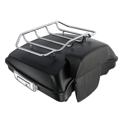 Matte Trunk Backrest Mount Rack Fit For Harley Electra Road Glide King 14-25 US