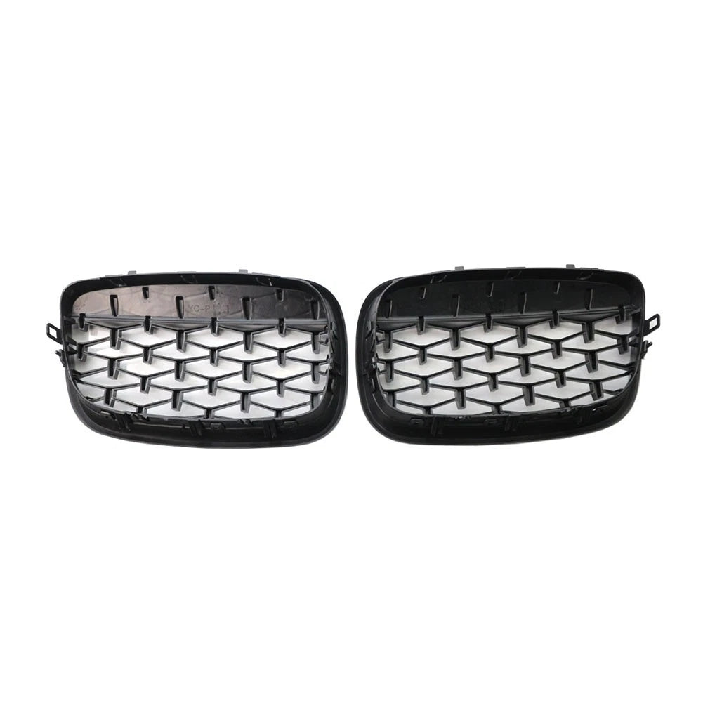 Front Bumper Kidney Grill Diamond Grille For BMW X5 E70 X6 E71