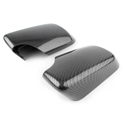 Outer Exterior Rear View Side Mirror Cover Trim For BMW E46 1998-2005 2004 2PCS