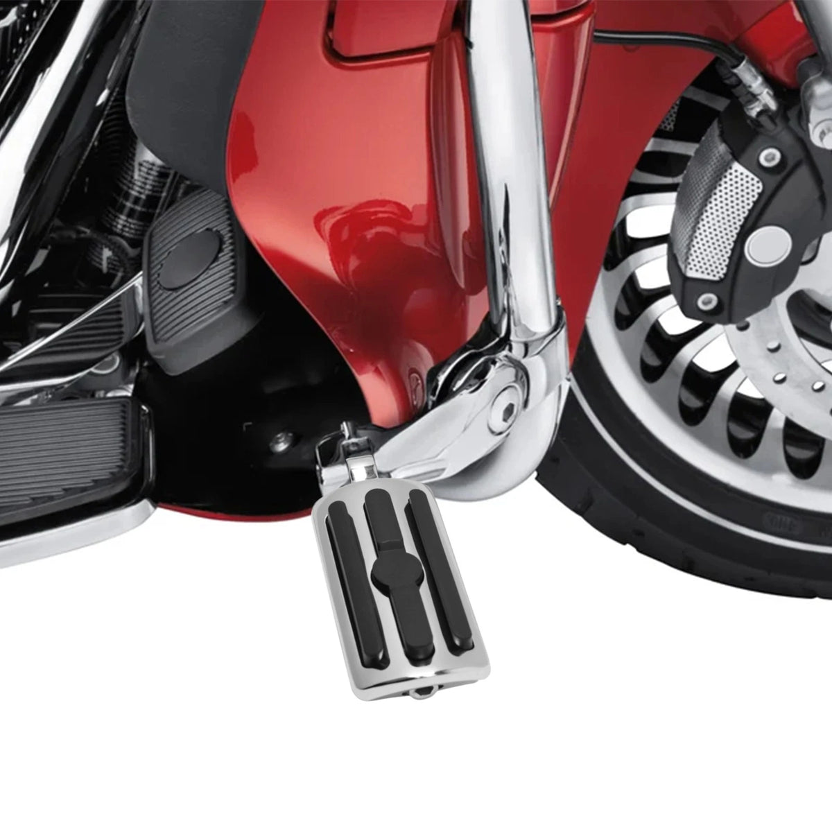 1-1/4" Highway Short Mounting Foot Pegs Fit For Harley Touring Electra Glide US