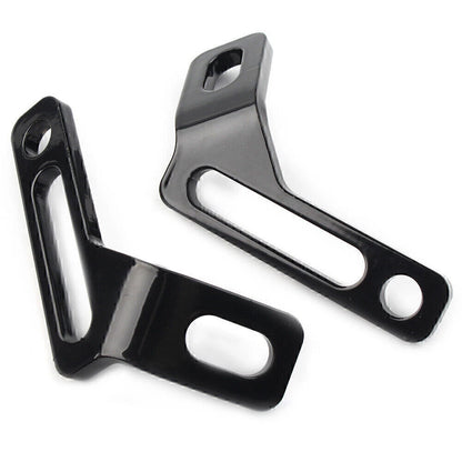 Rear Footrest Tie-Down Brackets For Harley Road King Electra Street Glide Black