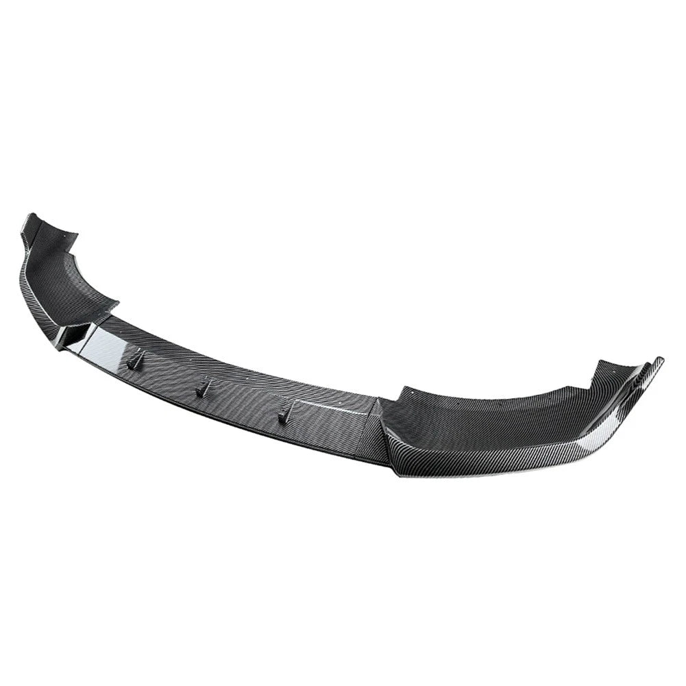 Carbon Fiber Look Front Bumper Splitter Lip For BMW X6 G06 M Sport 2019-2023