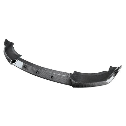 Carbon Fiber Look Front Bumper Splitter Lip For BMW X6 G06 M Sport 2019-2023