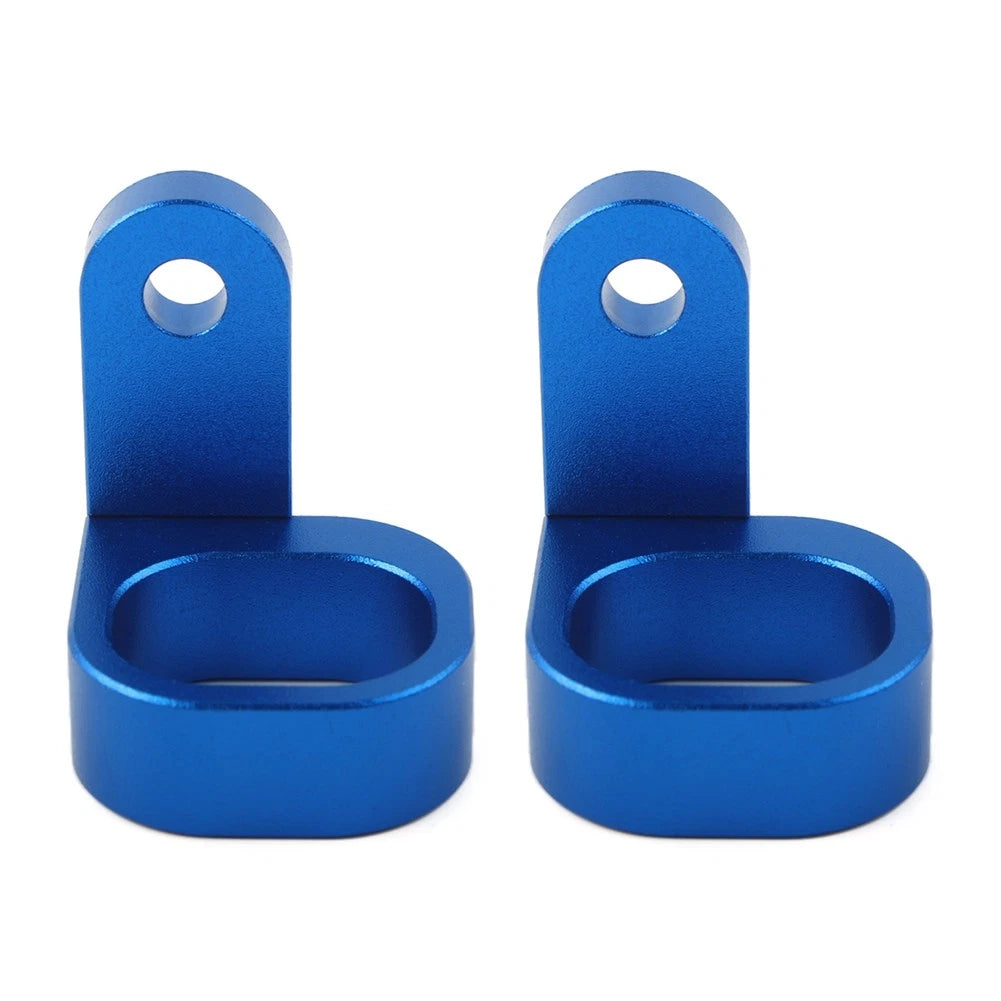 1 Pair Rear Brake Line Hose Clamp Aluminum For Suzuki DRZ400SM 2005-2022 Blue