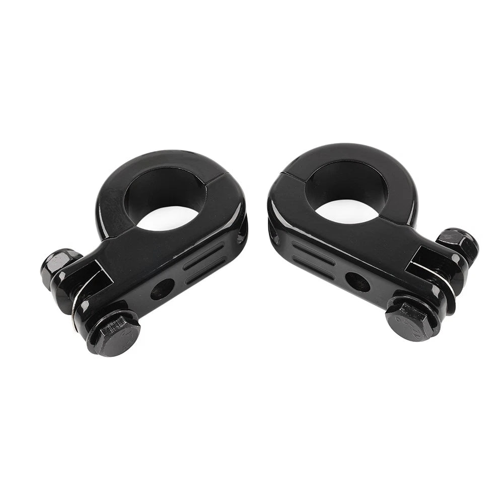 US Foot Peg Mount Clamp Bracket For Harley 1 1/4" Highway Engine Crash Bar