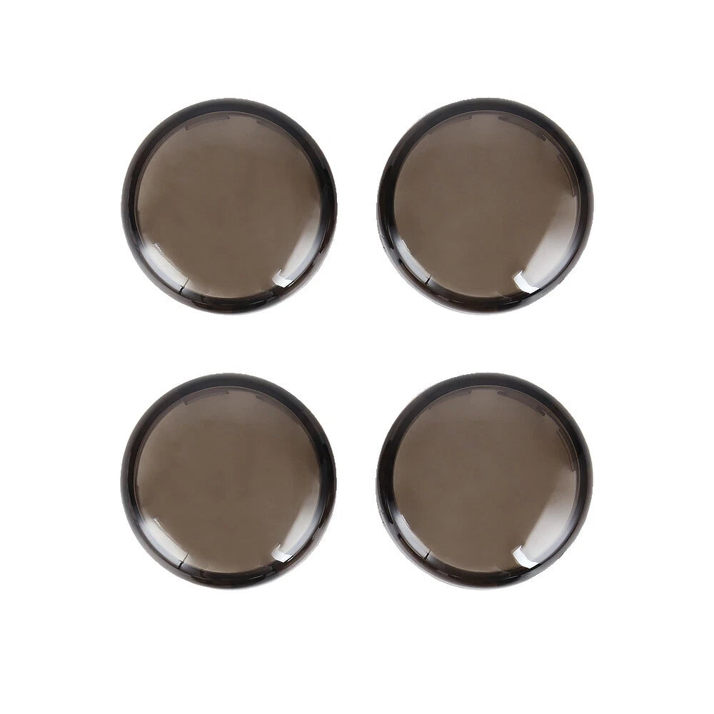 4X Turn Signal Light Smoke Lens Cover for Harley Touring Sportster Softail Dyna