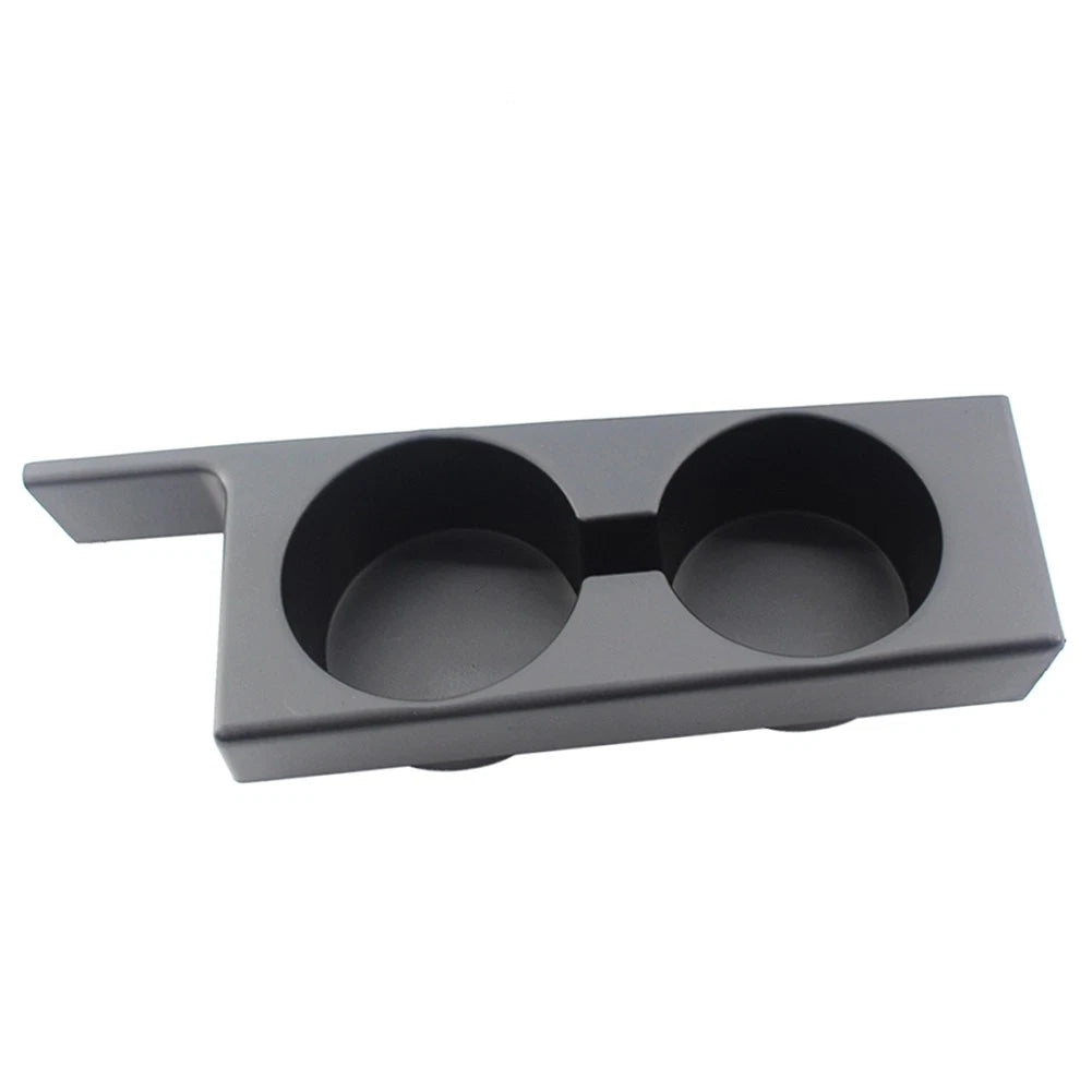 Center Console Double Cup Holder Organizer For BMW 525i 528i 530i 540i M5 Black