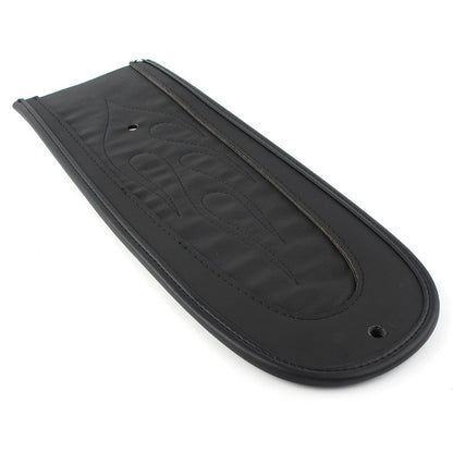 Flame Stitch Leather Rear Fender Bib For Harley Dyna 2006-2017 Motorcycle Black