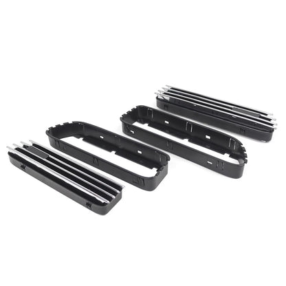 1 Pair Side Fender Grille Vent Air Flow Grill For BMW E46 M3 2001-2006 2002 03