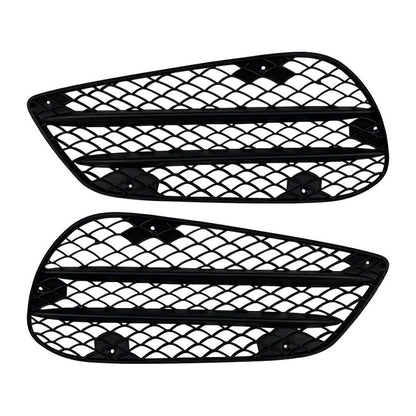 Fit Mercedes Benz E Class W212 2013-2015 Front Bumper Grill Fog Lamp Grille 2x
