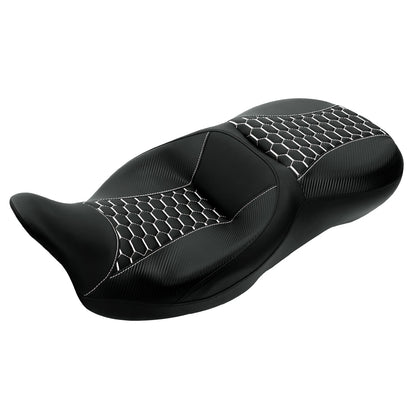 Driver Passenger Seat For Harley Touring Electra Street Road Glide King 2009-Up