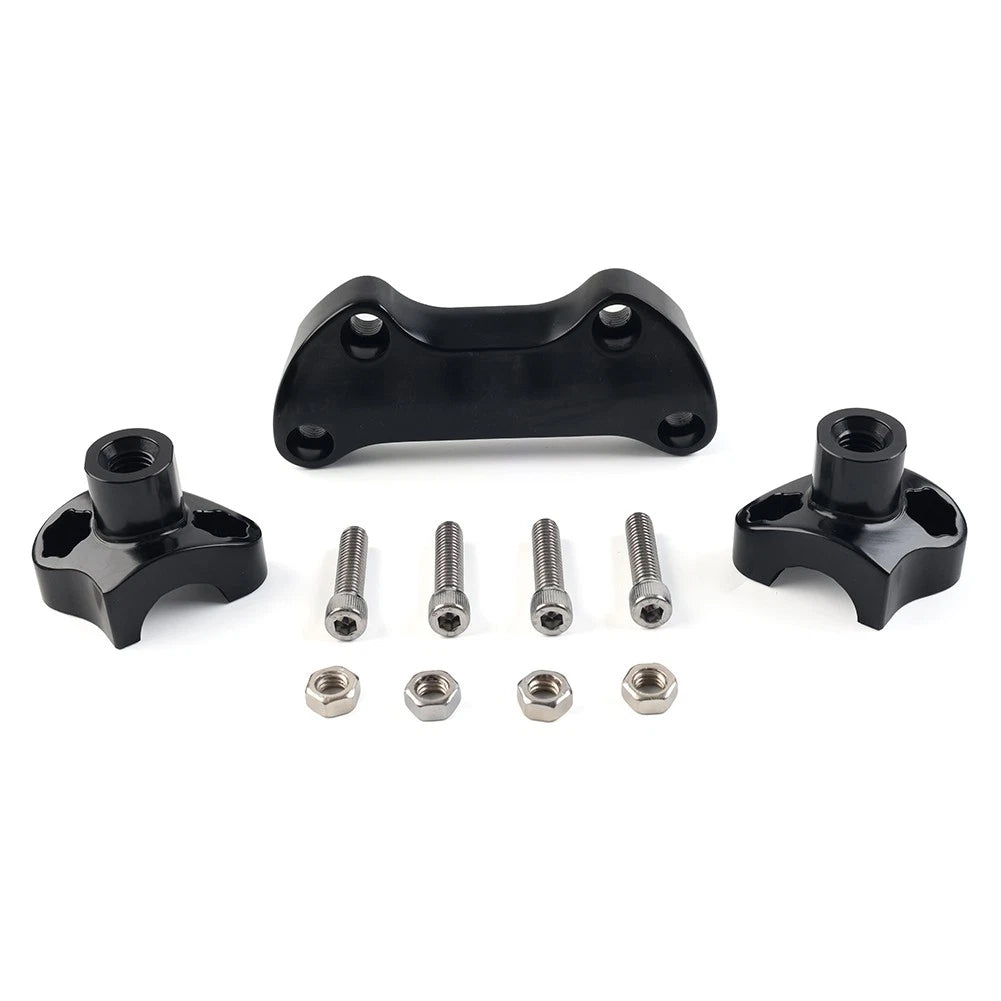 1.7 Handlebar Risers Top Clamp For Harley Dyna Softail Street Bob Sportster