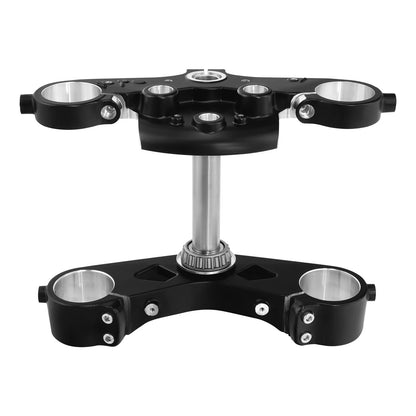 Upper Lower Triple Tree Steering Stem For Harley Touring CVO Street Glide 23-26