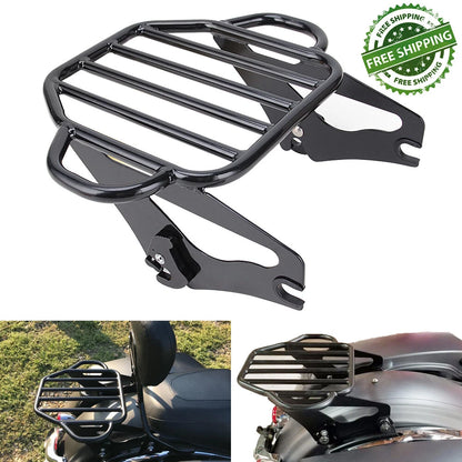 Detachable Tour Two Up Luggage Rack For Harley Road King Electra Glide 2009-2022