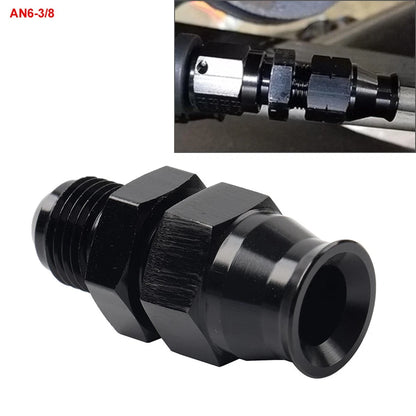 Aluminum 6AN Male to 3/8" Tube Hardline Fuel Line Compression Fitting Adapter