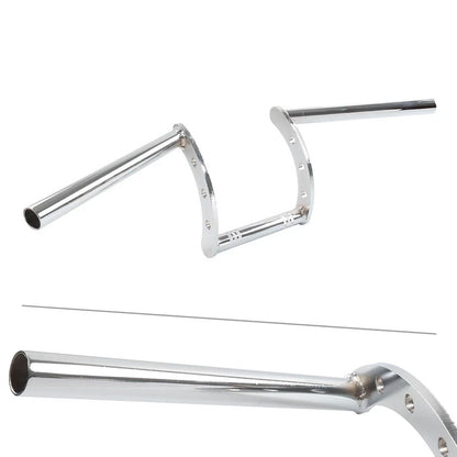 1" Handlebars Z Bar Drag Bars Chrome For Harley For Honda For Chopper Cruiser