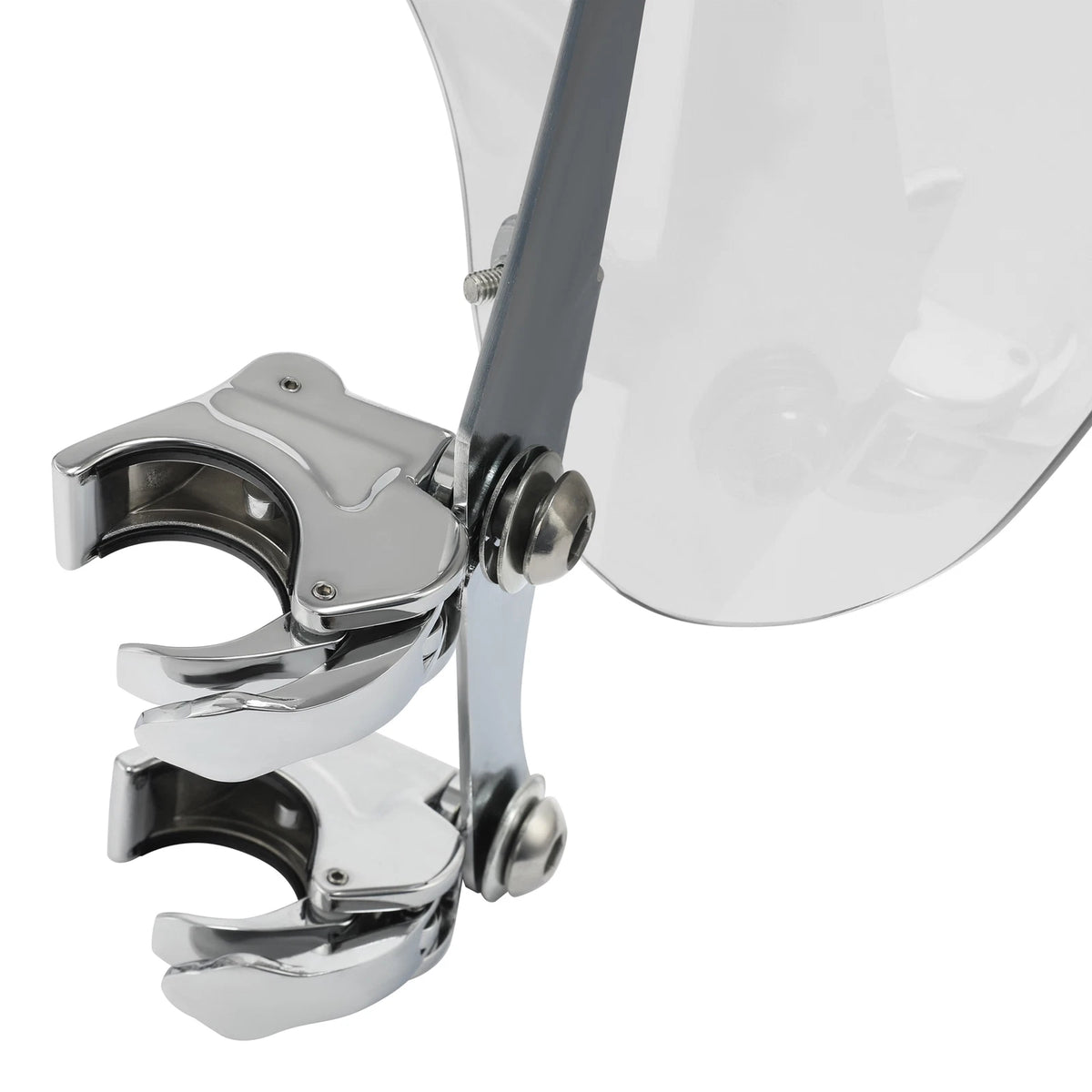 Windshield Windscreen Bracket 49mm Clamps For Harley Softail Standard FXST 20-25
