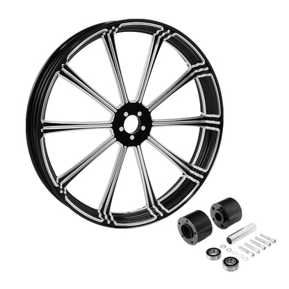 23" Front Wheel Rim Dual Disc Hub Brake Rotor For Harley Road Glide ABS 08-25 US