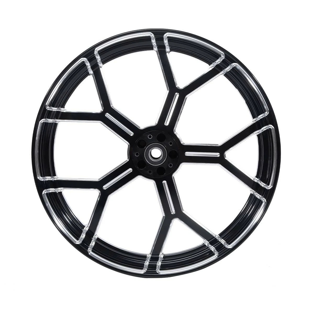 21" Wheel Rim Single Disc Hub &Front Fender Fit For Harley Road Glide King 08-13
