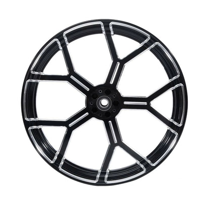 21" Wheel Rim Single Disc Hub &Front Fender Fit For Harley Road Glide King 08-13